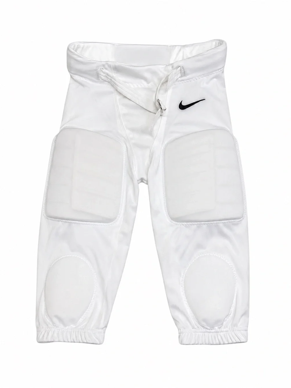 Nike Dri-FIT Youth Medium Padded Football Pants White Integrated Pads